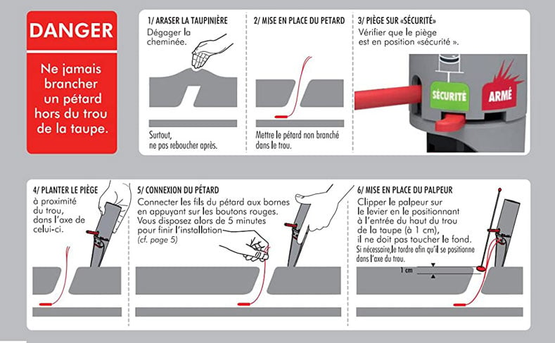 Etapes installation du detaupeur 