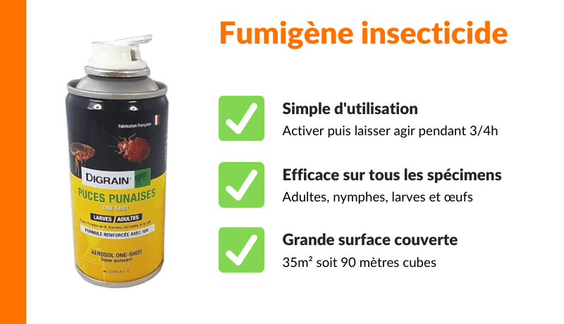 Insecticide punaises de lit fumigène