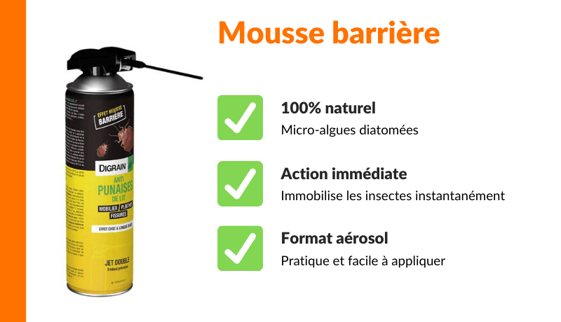 Insecticide punaises de lit barrière