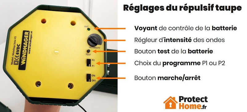 Programme repulsif ultrason taupe