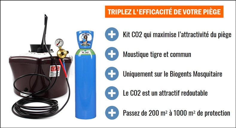 kit co2 biogents mosquitaire