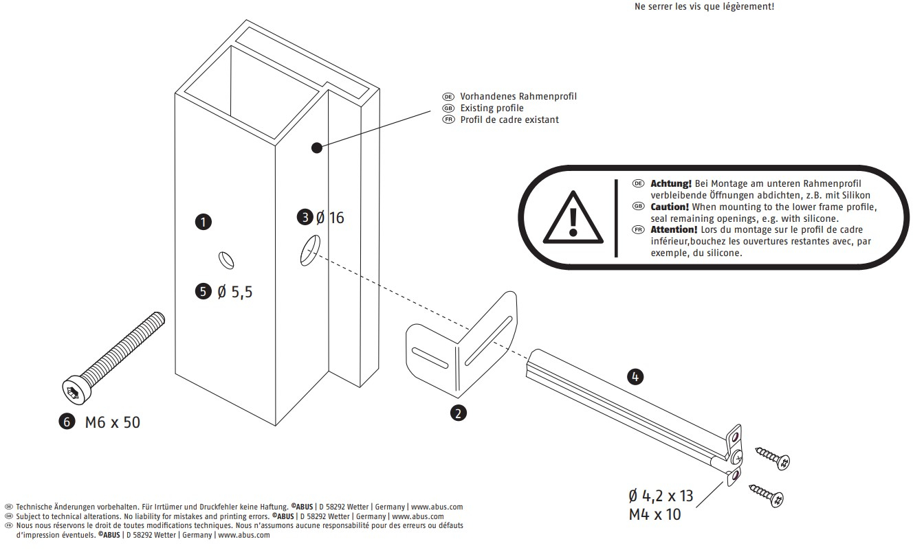 boulon ancrage fenetre abus