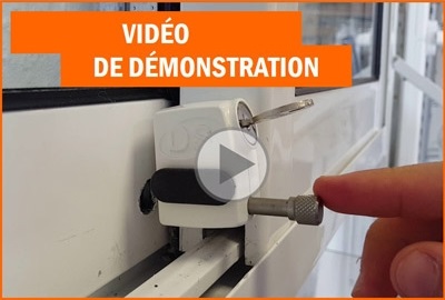 video verrou de baie coulissante
